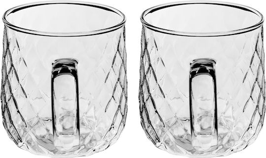 Kadax Kadax Glas Transparente Tasse 350ml 2 Stück