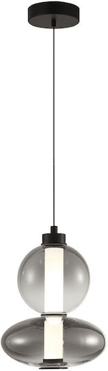 Eko Light Lustră Suspendată Negru