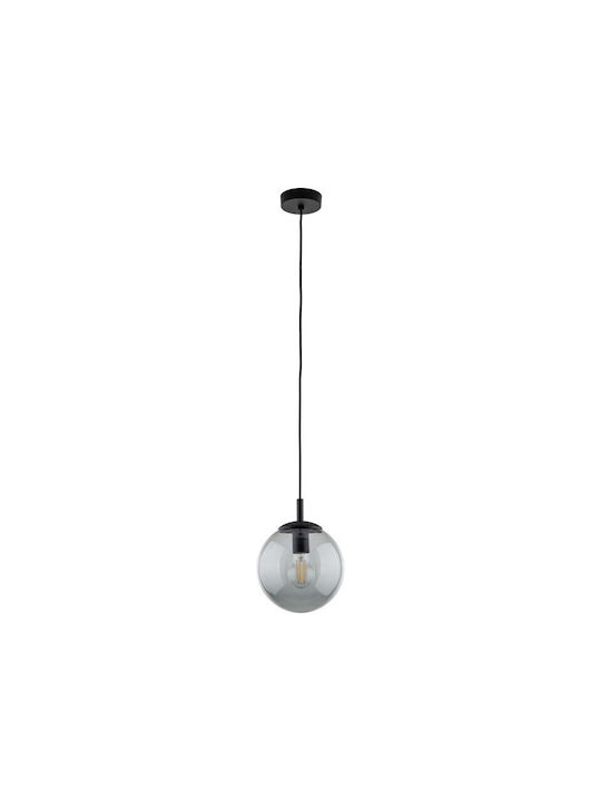 TK Lighting Κρεμαστό Φωτιστικό Γκρι με Ντουί E27