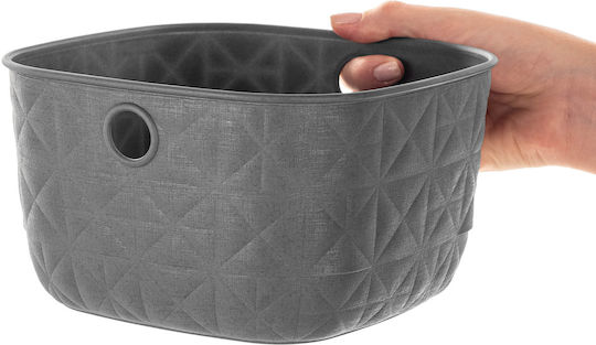 Curver Storage Basket Fabric Gray 3lt