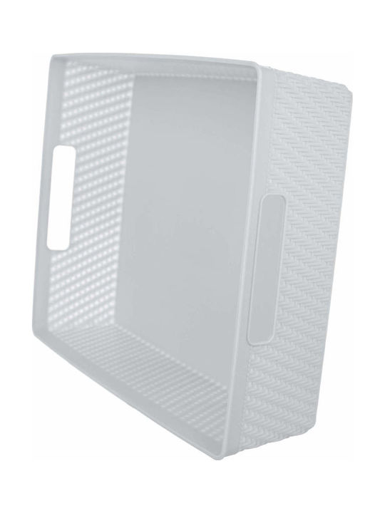 Kadax Plastic Gray Storage Basket 33x26cm
