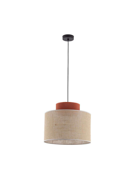 TK Lighting Pendant Light White with Socket E27 38x170cm