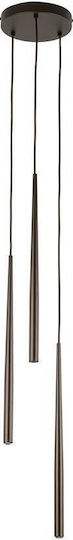 TK Lighting Висящо осветително тяло Кафяв 20x20см.