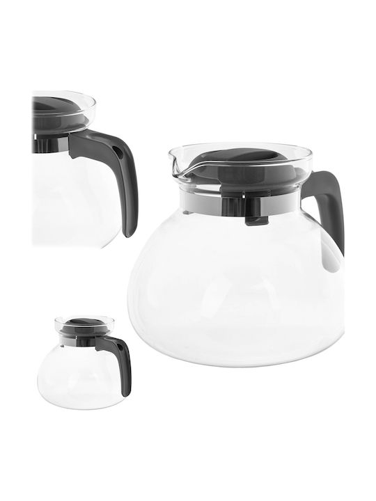 Kadax Glass Teapot Gray 1700ml
