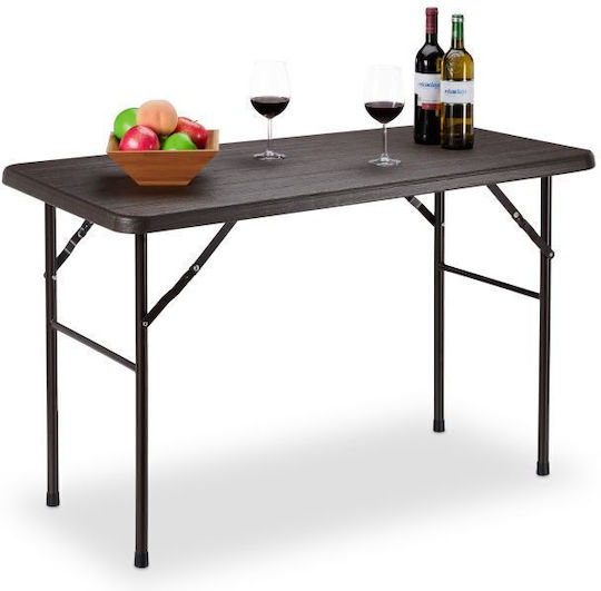 Tisch Zusammenklappbar 120x60x74cm Beige Tisch Zusammenklappbar 120x60x74cm Beige
