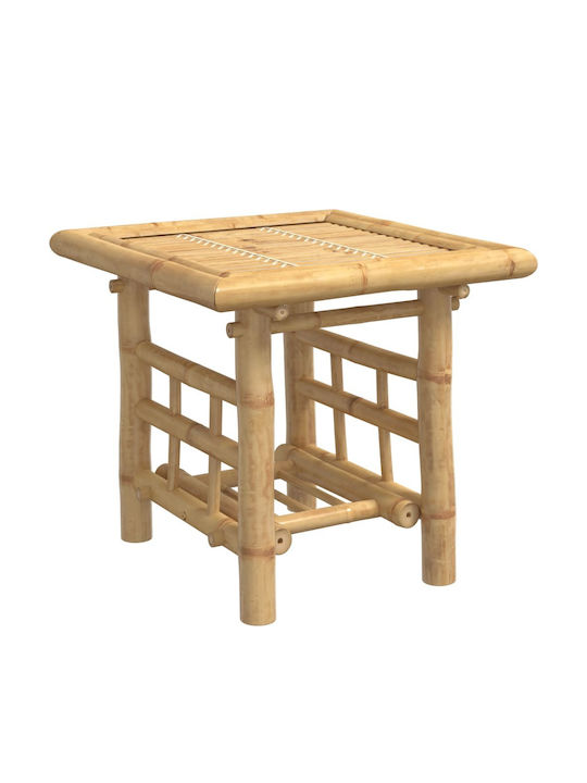 Tisch für kleine Außenbereiche aus Bambus Stabil CAFE 45x45x45cm