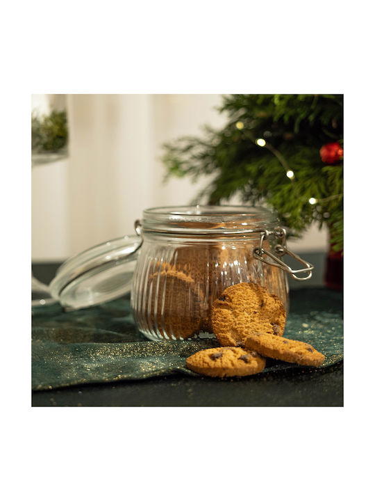 Glass Container Lid 500 Ml 3 Pcs
