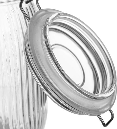 Glass Container Lid 950 Ml 3 Pcs