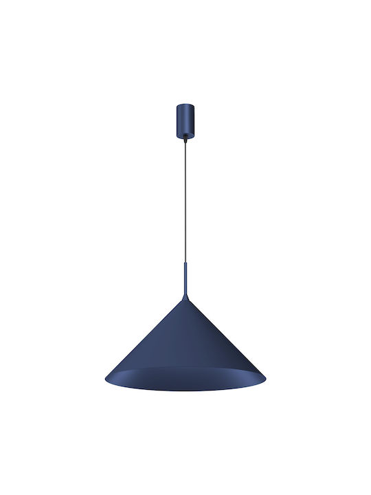 Capital Navy Blue Pendelleuchte Ø46cm 1xgx53