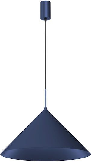 Lustră suspendată Capital albastru marin Ø46cm 1xgx53