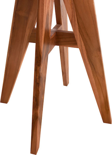 Wooden Masa pentru spații exterioare mici Leo Natural 70x70x75buc