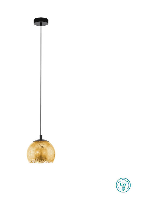Eglo Albaraccin Pendant Light Yellow with Socket E27