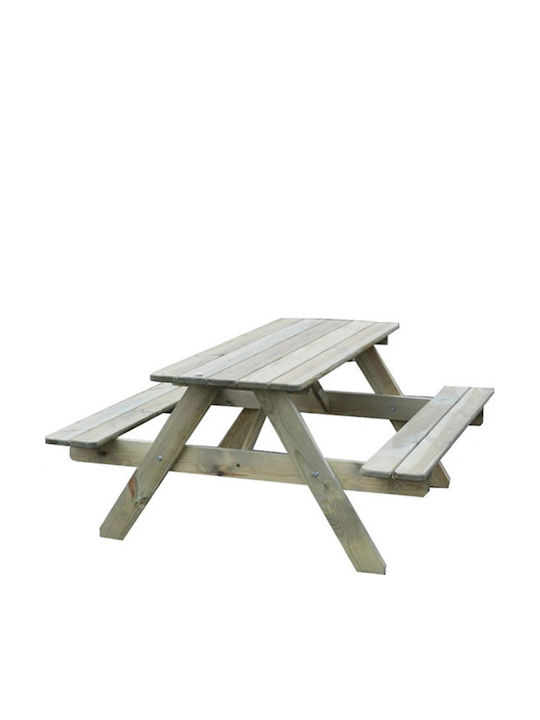 Wooden Masa pentru spații exterioare 119x117x51buc