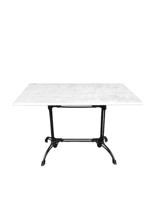 Tisch Stabil Zosal White-black Shade 110x70x71.8cm