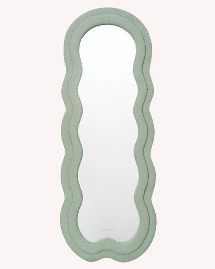 Flamingueo FLG-DE-63 Wandspiegel Asymmetrischer Grüner 160x60cm
