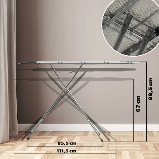 Kadax Kadax Bügelbrett Für Dampfbügeleisen Zusammenklappbar 110x30cm
