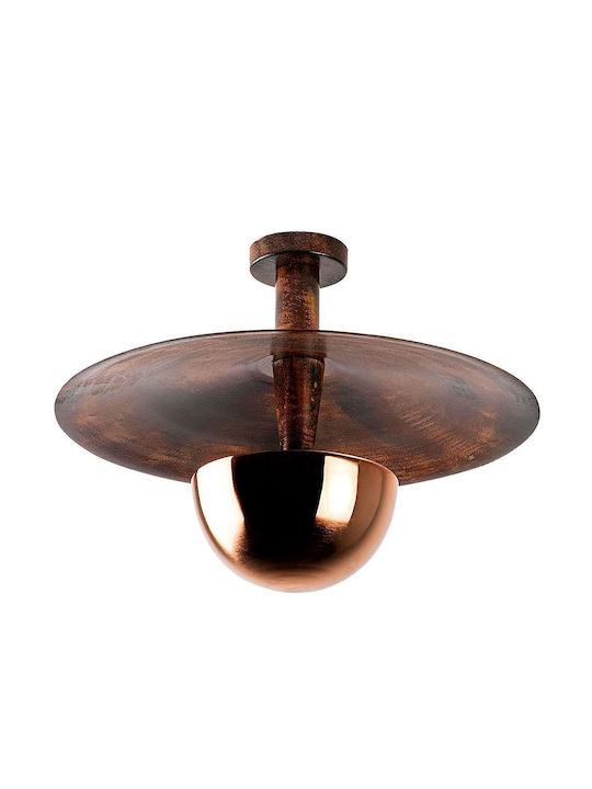 Opviq Kurt Pendant Light Orange with Socket G9 48x48x35cm