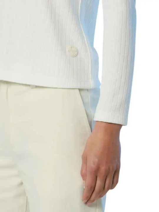 Damen Langarm Pullover White