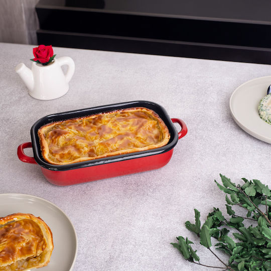 Kadax Baking Pan Made of Stainless Steel with Enamel Coating