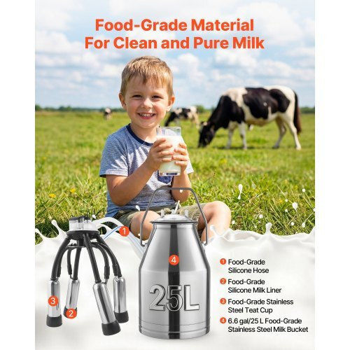 Vevor Milking Machine With Buckets