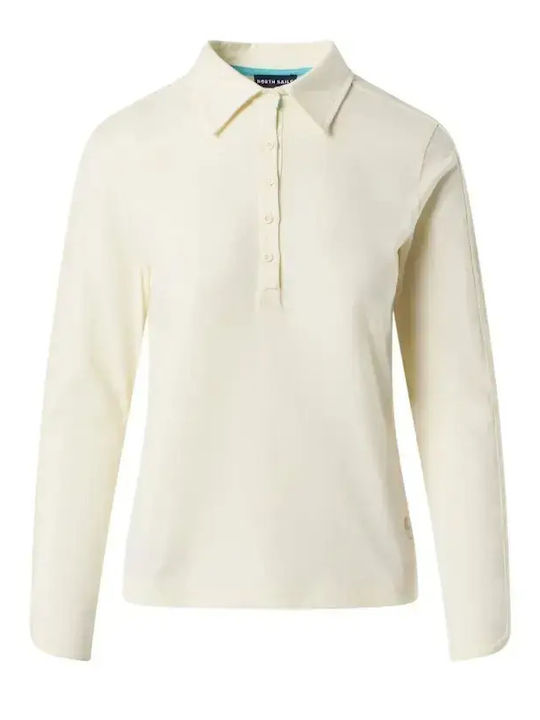 Γυναικεία Polo Μπλούζα Μακρυμάνικη White