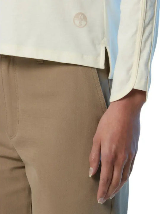 Γυναικεία Polo Μπλούζα Μακρυμάνικη White