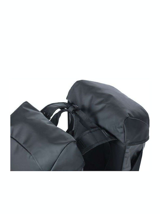 Basil Doppeltes Fahrradkorb-Tasche 34lt Schwarz