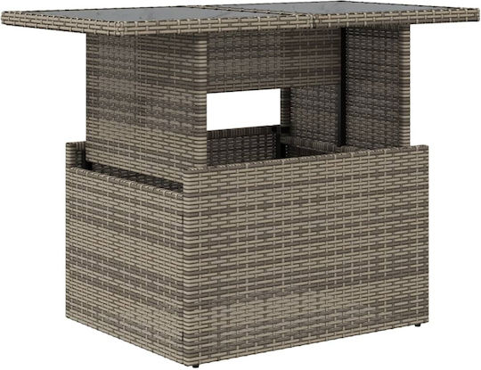 Table Free Standing 100x55x73cm Gray Table Free Standing 100x55x73cm Gray