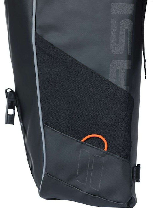 Basil Doppeltes Fahrradkorb-Tasche 34lt Schwarz