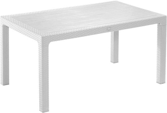 Table Free Standing 150x90x73.5cm White Table Free Standing 150x90x73.5cm White