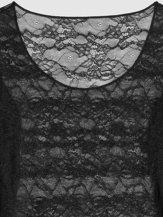 Women's Blouse Long Sleeve Black