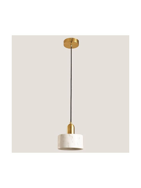 Eurolamp Висящо Осветително Тяло Златист с Цокъл E27 15x15x168см.