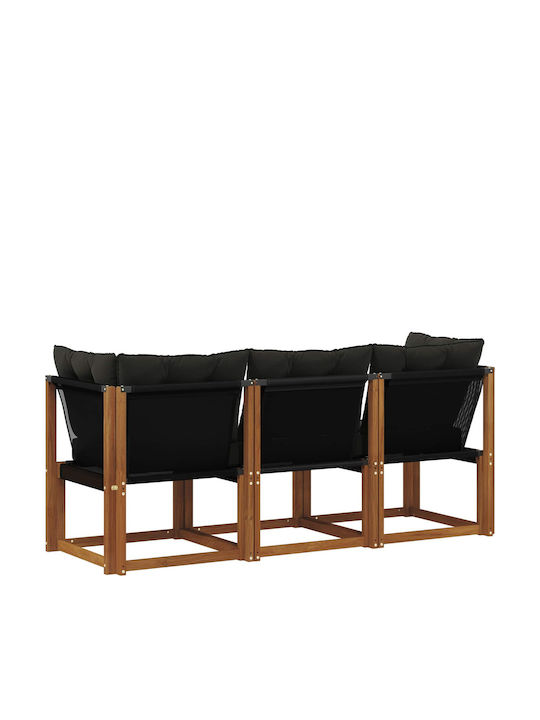 Canapea Tree-Seater De Exterior Din Lemn Cu Perne