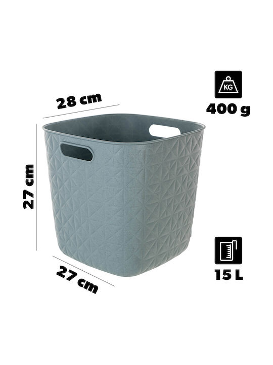 Curver Coș De Depozitare Textil Albastru 15l