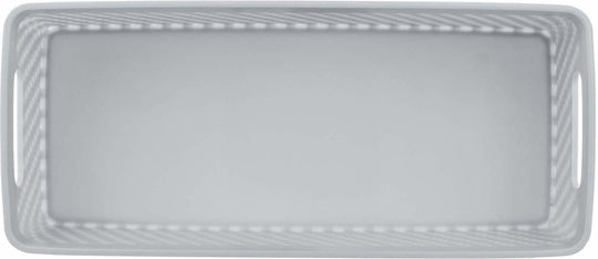Kadax Coș De Depozitare Din Plastic Alb 10x24.5cm