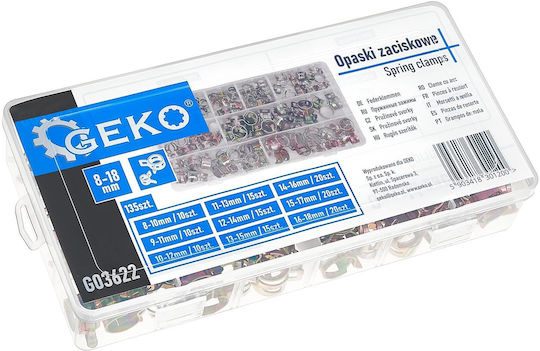 Geko Geko Schlauchschellen 135 Stück