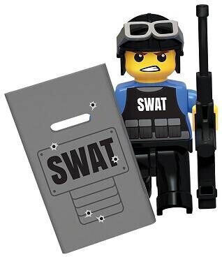 Blocki Cuburi De Construit MYPOLICE Pentru 6+ Ani