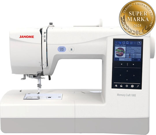 Janome Professionelle Nähmaschine Weiß