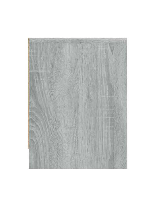 Wooden Grey Bedside Tables 2pcs 40x30x40cm