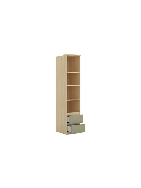 Nolcala Bücherregal 117 Eukalyptus 60x45x217cm