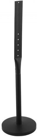 Vevor Portable Sign Post 2-pack 1230 Mm Tall Metal Sign Stands Heavy Duty Cast Iron Base Multi-hole Design Easy Installation Wind-resistant Indoor Outdoor Parking Warning Notice