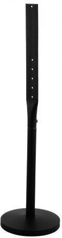 Vevor Portable Sign Post 2-pack 1230 Mm Tall Metal Sign Stands Heavy Duty Cast Iron Base Multi-hole Design Easy Installation Wind-resistant Indoor Outdoor Parking Warning Notice