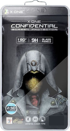 X-One Full Glue Privacy Tempered Glass Black (Galaxy A37 / Α57)