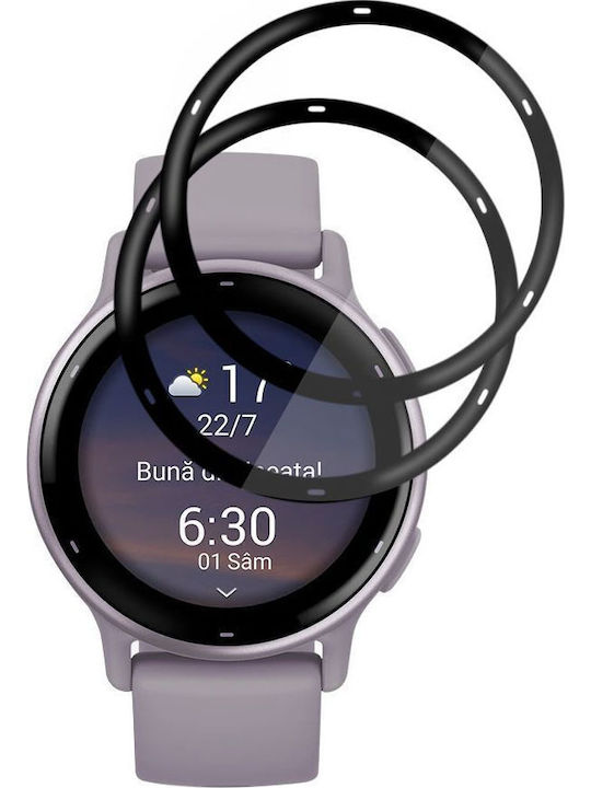 Techsuit Nano Flex Закалено Стъкло За Цялото Лице За Garmin Vivoactive 5 2 Бр