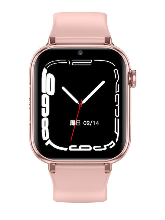 Ceas Smartwatch Pentru Copii KinderCare 38 cu GPS și Cameră Roz