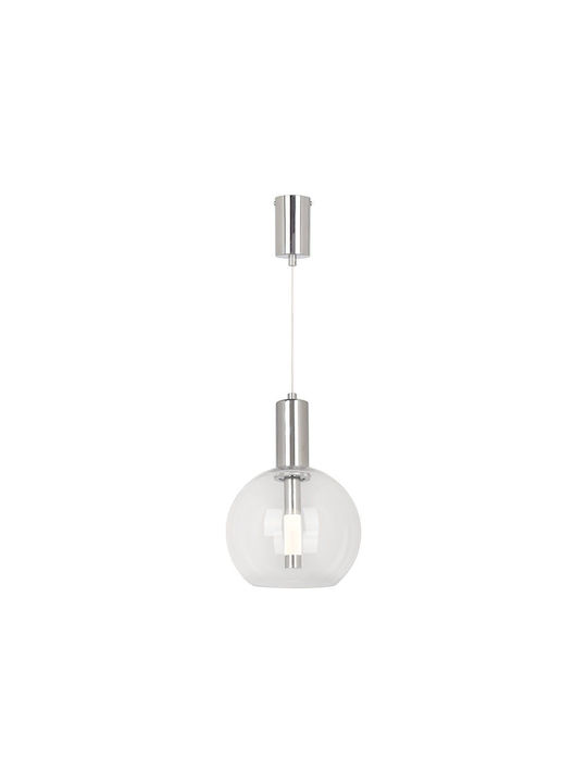 V-TAC Pendant Light Silver 20x195cm