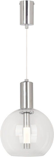 V-TAC Pendant Light Silver 20x195cm