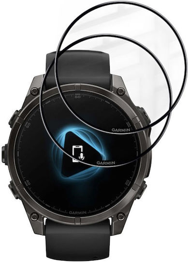Techsuit Nano Flex Displayschutzfolie für Garmin Fenix 8 / Fenix 8 Pro (47 mm) 2 Stück