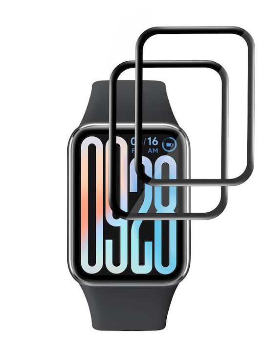 Techsuit Nano Flex Full Face Tempered Glass για το Smart Band 9 Pro 2τμχ