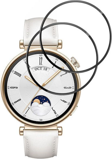Techsuit Nano Flex Vollflächig Gehärtetes Glas Für Huawei Watch GT4 41mm 2 Stück